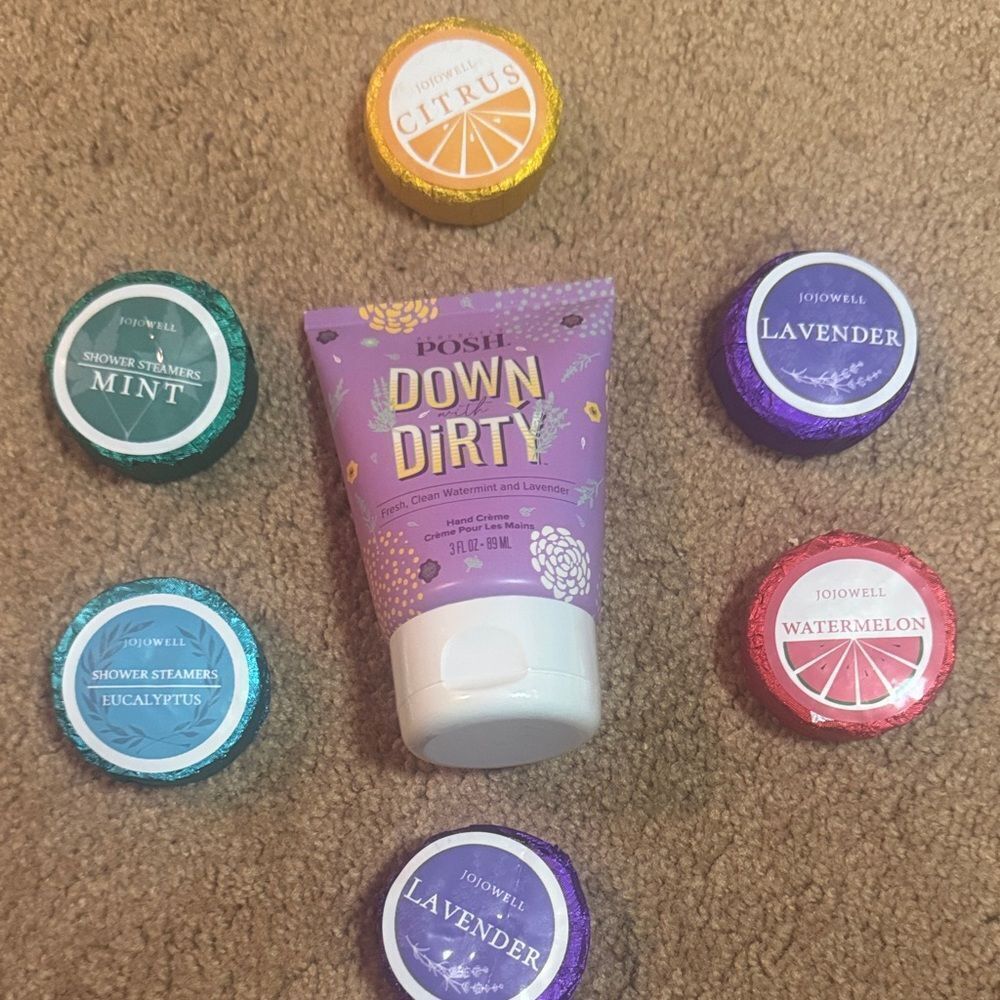 Posh Down Dirty Body Wash - Lavender Purple bonus shower steamers!
